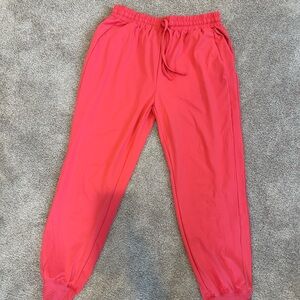 Vibrant Coral Everyday Jogger Pants Women